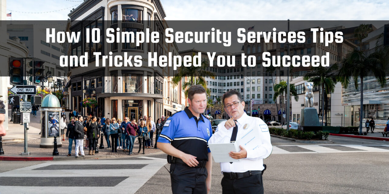 How 10 Simple Security Services Tips and Tricks Helped You to Succeed