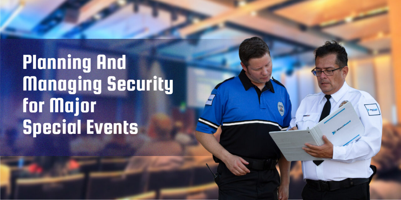 Planning And Managing Security for Major Special Events